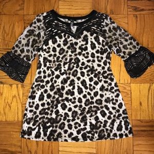 Style & Co Animal Print Dress Size XL